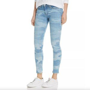 Rag & Bone Faded Camo Cate Mid-rise Ankle Skinny Stretchy - US 26